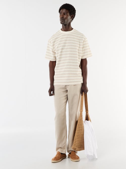 T-shirt in maglia a maniche corte - Kiabi
