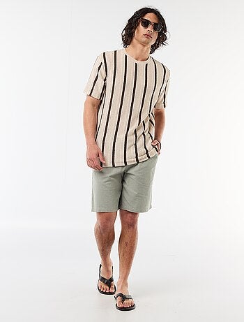 T-shirt in maglia a maniche corte