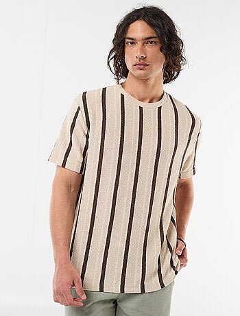 T-shirt in maglia a maniche corte