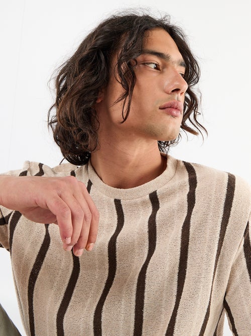 T-shirt in maglia a maniche corte - Kiabi