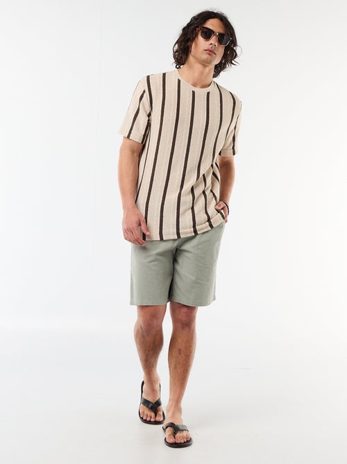 T-shirt in maglia a maniche corte - Kiabi