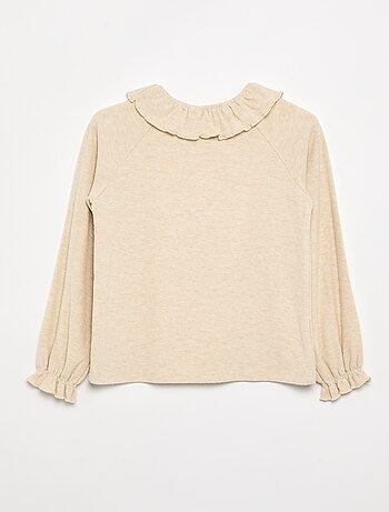 T-shirt in maglia doudou - collezione facile da indossare