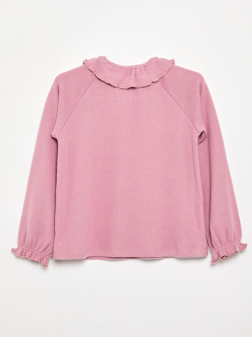 T-shirt in maglia doudou - collezione facile da indossare - Kiabi