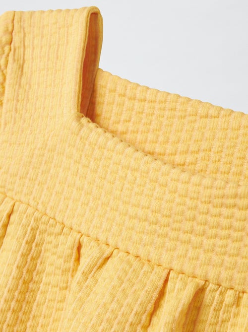 T-shirt in maglia goffrata 'Guppy' - Kiabi