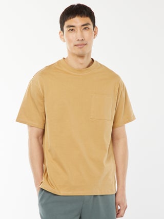 T-shirt in maglia jersey a maniche corte