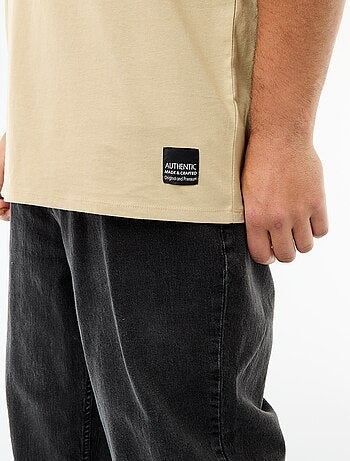 T-shirt in maglia jersey a maniche corte