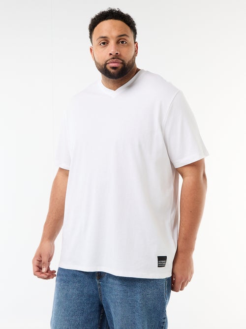 T-shirt in maglia jersey a maniche corte - Kiabi