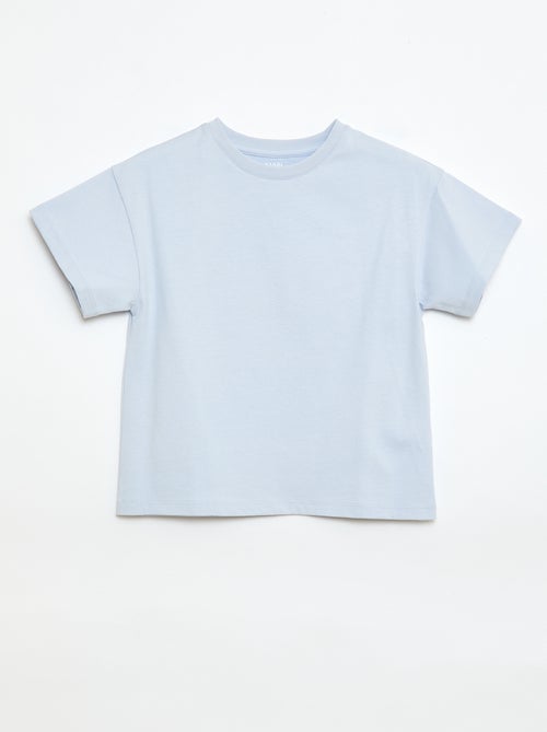 T-shirt in maglia jersey a maniche corte - Kiabi