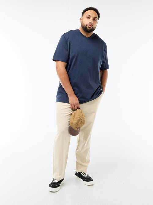 T-shirt in maglia jersey a maniche corte - Kiabi