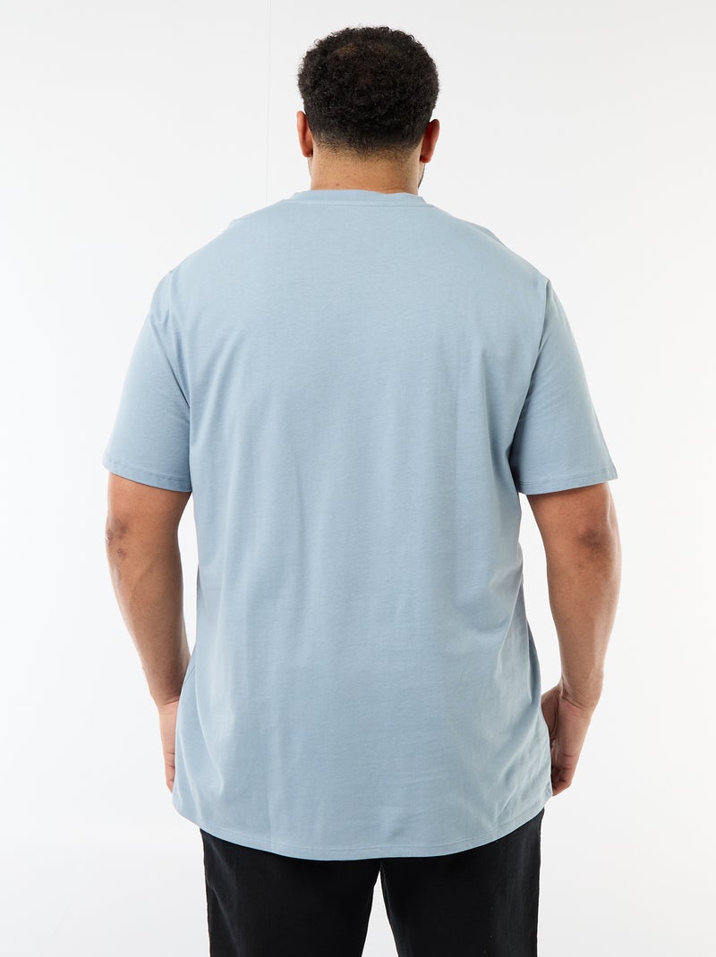 T-shirt in maglia jersey a maniche corte Blu - Kiabi