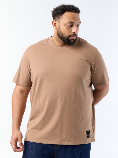 T-shirt in maglia jersey a maniche corte - Kiabi