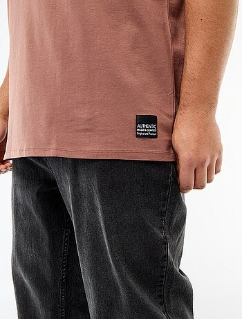 T-shirt in maglia jersey a maniche corte