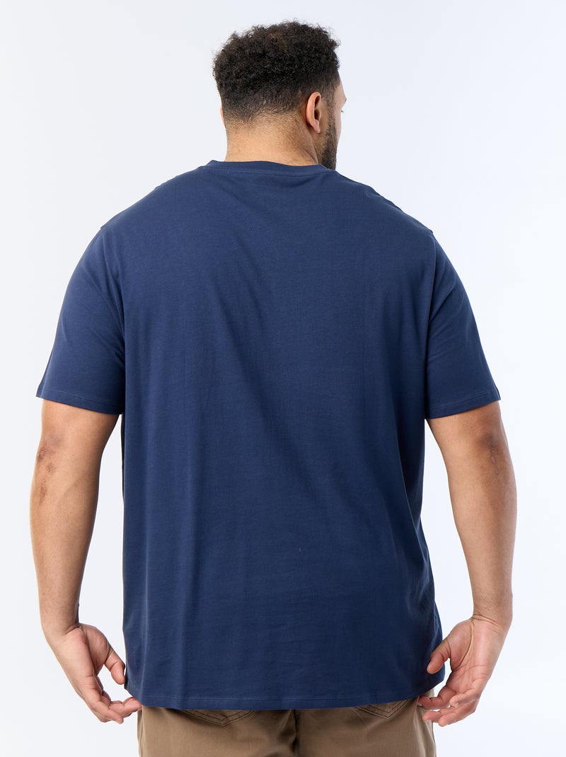 T-shirt in maglia jersey a maniche corte Nero - Kiabi