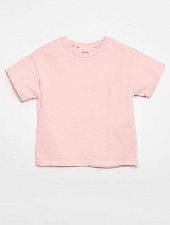 T-shirt in maglia jersey a maniche corte