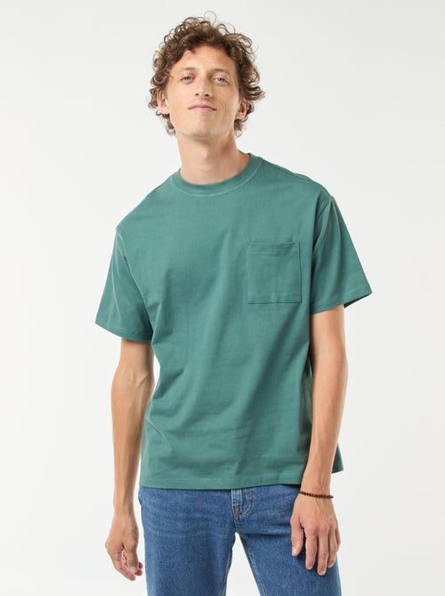 T-shirt in maglia jersey a maniche corte - Kiabi