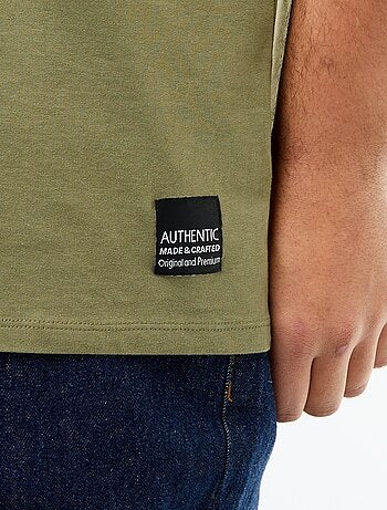 T-shirt in maglia jersey a maniche corte