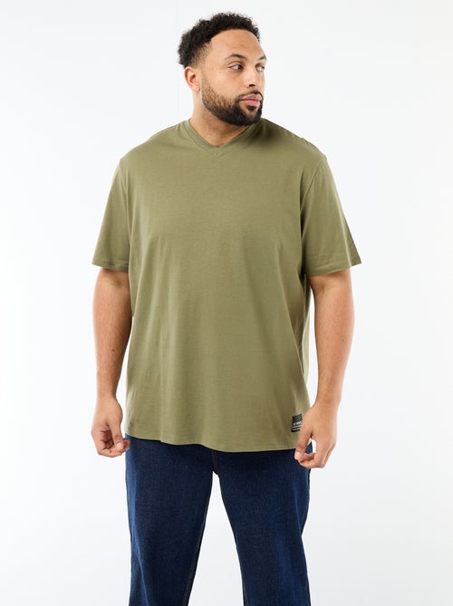 T-shirt in maglia jersey a maniche corte - Kiabi