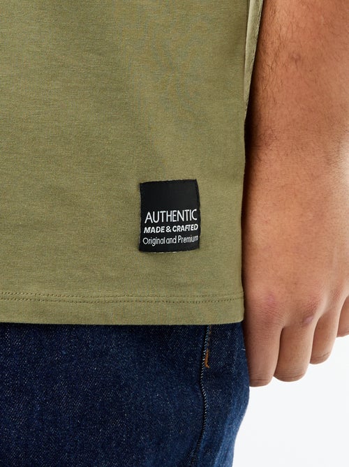 T-shirt in maglia jersey a maniche corte - Kiabi