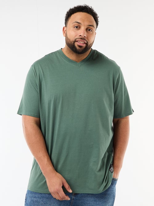 T-shirt in maglia jersey a maniche corte - Kiabi