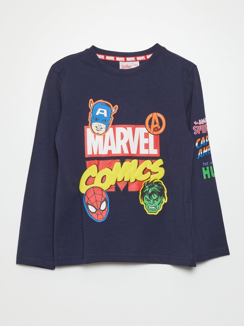 T-shirt in maglia jersey 'Avengers' BLU - Kiabi