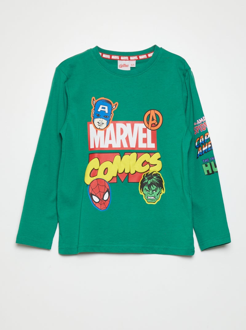 T-shirt in maglia jersey 'Avengers' KAKI - Kiabi