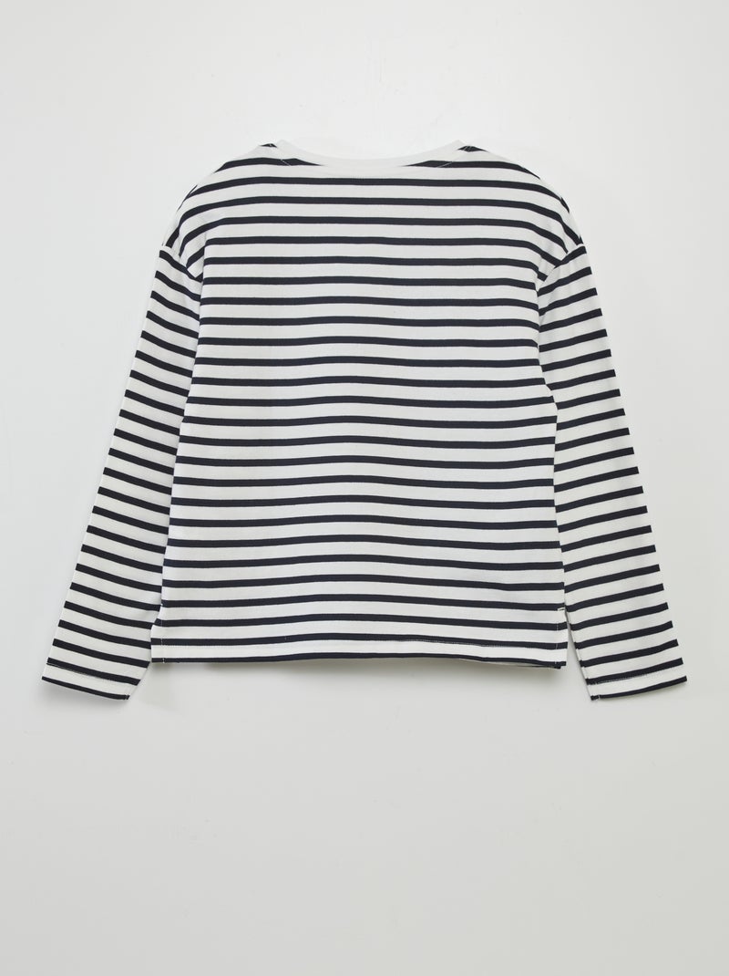 T-shirt in maglia jersey pesante - Tough Cotton BIANCO - Kiabi