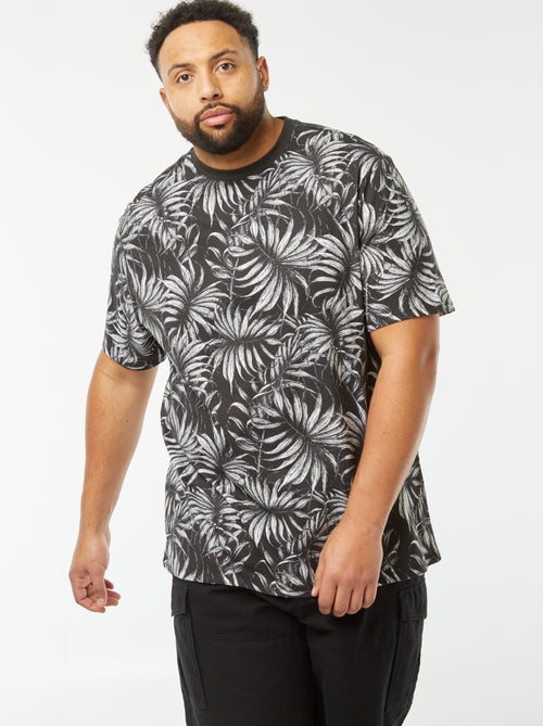 T-shirt in maglia jersey stampata a maniche corte - Kiabi