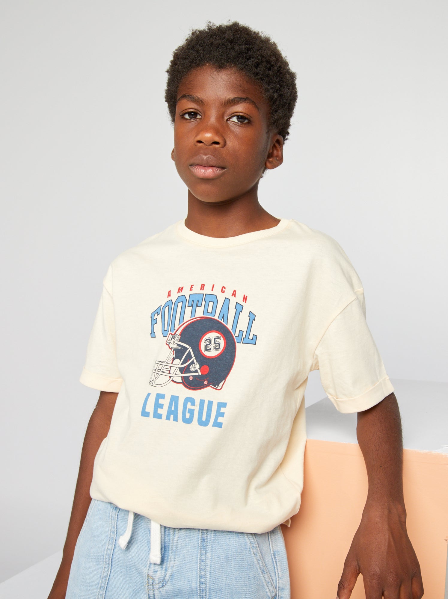 T shirt in maglia jersey stampata BIANCO Kiabi 6.00