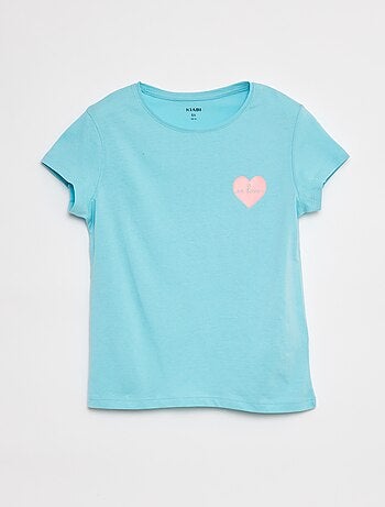 T-shirt in maglia jersey stampata