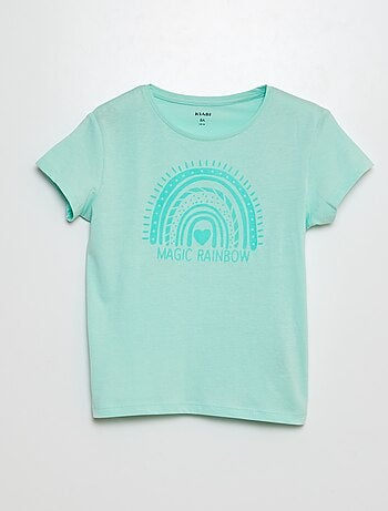 T-shirt in maglia jersey stampata