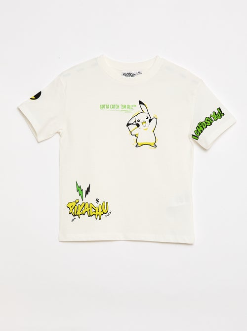 T-shirt in maglia leggera 'Pokémon' in cotone - Kiabi