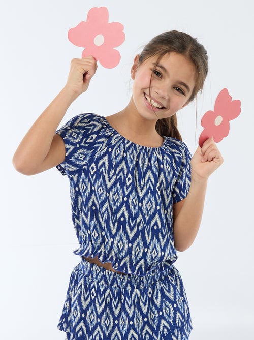 T-shirt in maglia stretch - Kiabi