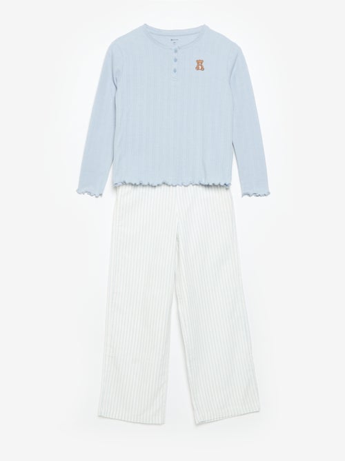 T-shirt in maglia traforata a maniche lunghe - Kiabi
