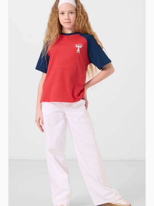 T-shirt in misto cotone tommy - Kiabi