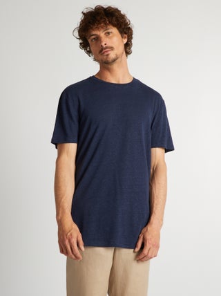T-shirt in misto lino