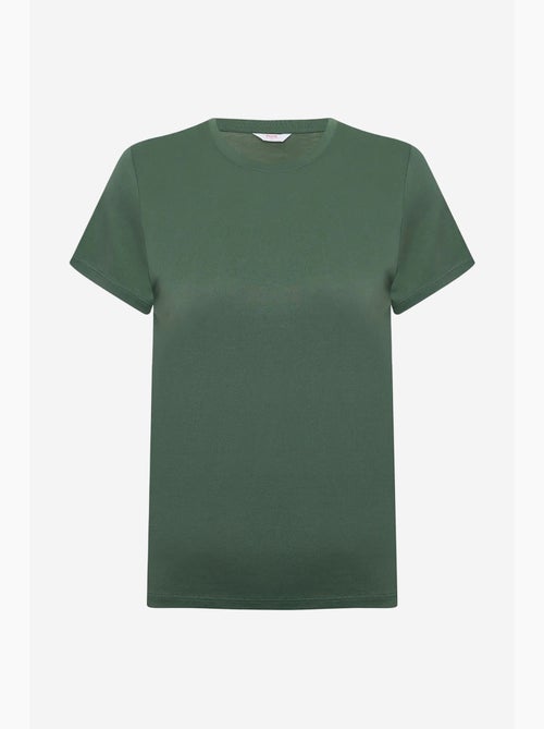 T-shirt in modal regular fit con girocollo penti - Kiabi T-shirt in modal regular fit con girocollo penti - Kiabi