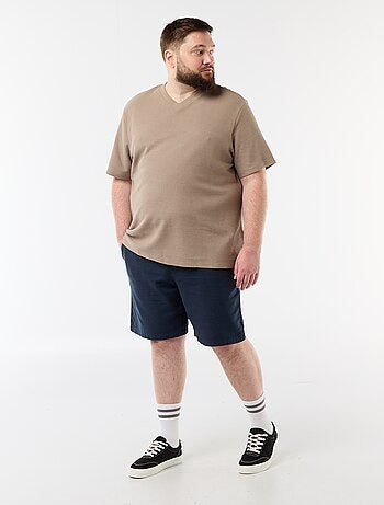 T-shirt in piqué a maniche corte