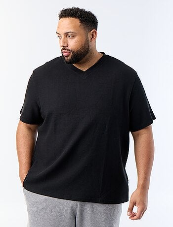 T-shirt in piqué a maniche corte