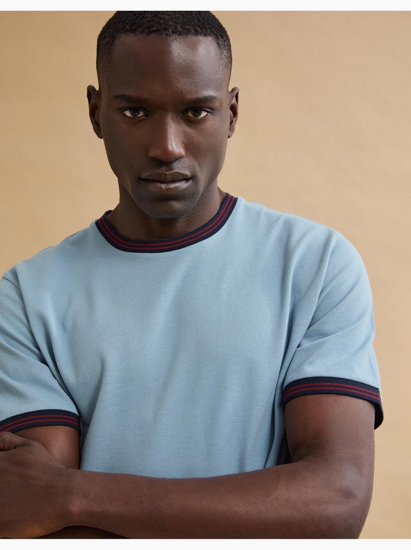 T-shirt in piquet, MO Fashion Blu - Kiabi