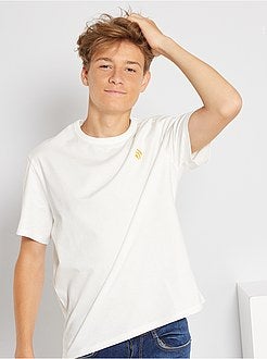 Ragazzo 10-18 anni - T-shirt in puro cotone eco-sostenibile - Kiabi