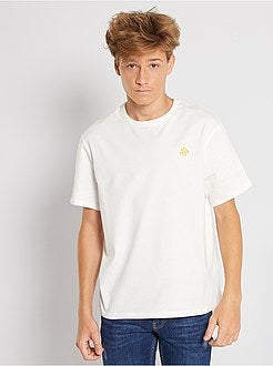 Ragazzo 10-18 anni - T-shirt in puro cotone eco-sostenibile - Kiabi