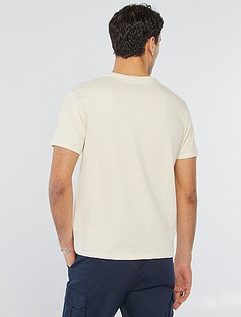 T-shirt in seersucker