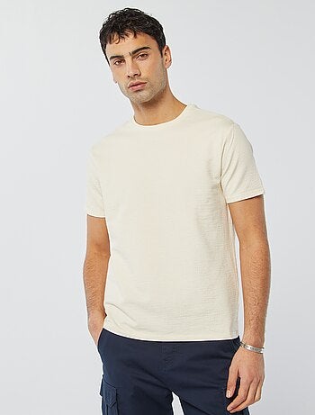 T-shirt in seersucker
