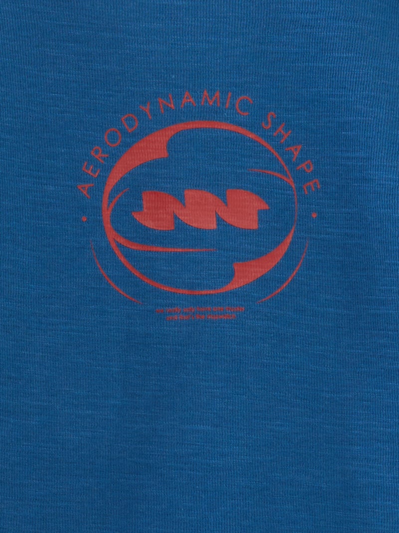 T-shirt in stile felpa BLU - Kiabi