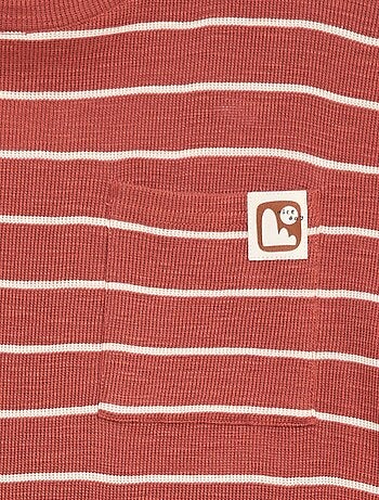 T-shirt in tessuto a righe
