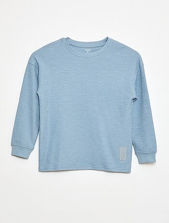 T-shirt in tessuto con ricamo