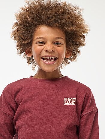 T-shirt in tessuto con ricamo