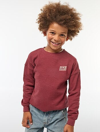 T-shirt in tessuto con ricamo