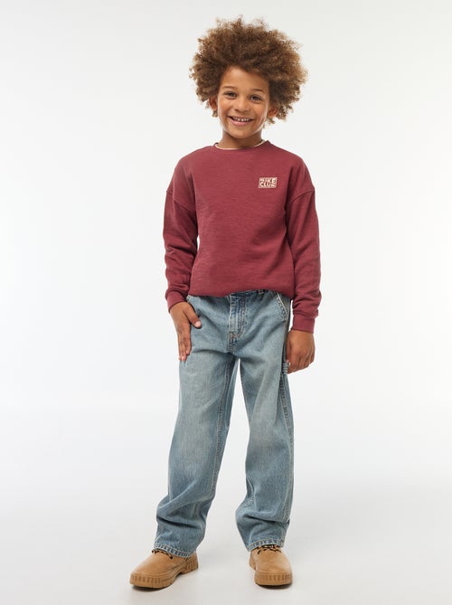 T-shirt in tessuto con ricamo - Kiabi