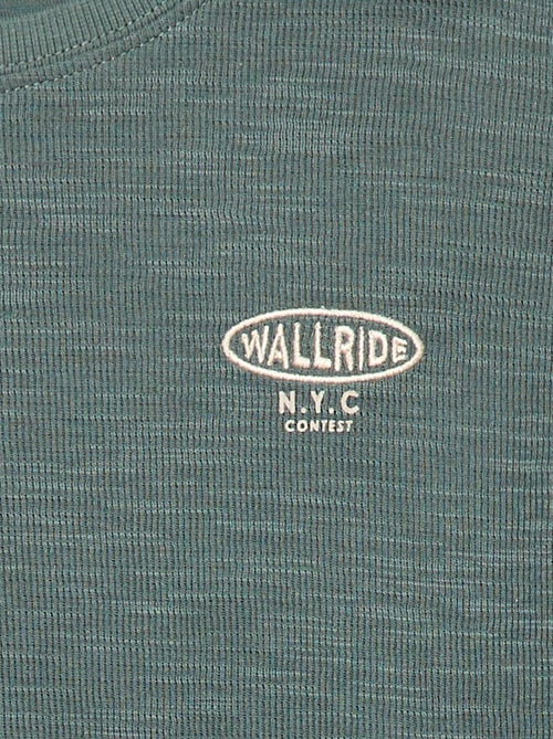 T-shirt in tessuto con ricamo - Kiabi